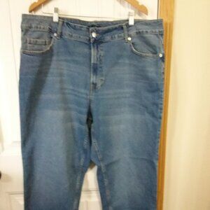 George Plus Women’s Blue Straight Leg Jeans Size 20W — New Without Tags, Plus Si